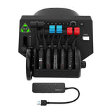 Honeycomb Aeronautical Bravo Throttle Quadrant with Knox Gear 4-Port USB 3.0 Hub