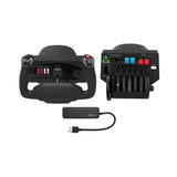 Honeycomb Aeronautical Alpha Flight Controls Yoke with Throttle Quadrant and USB 3.0 Hub