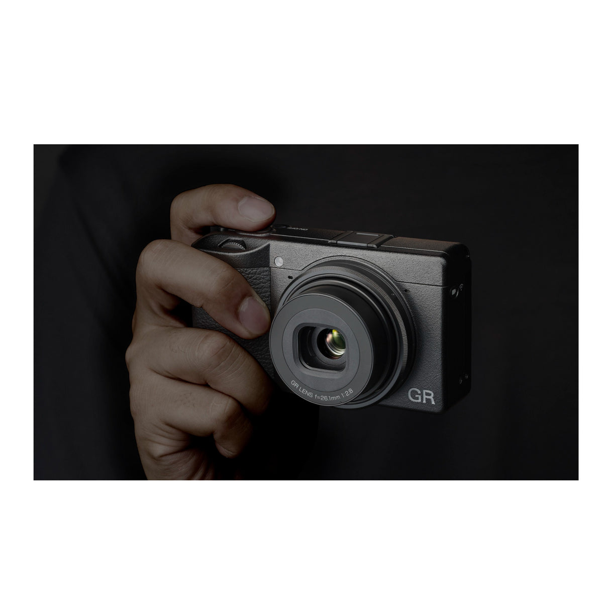 Ricoh GR IIIx Digital Camera with Soft Case, Rechargeable Lithium-Ion Battery and 64GB SD Card