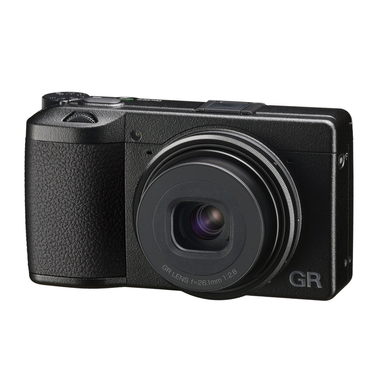 Ricoh GR IIIx Digital Camera with Soft Case, Rechargeable Lithium-Ion Battery and 64GB SD Card