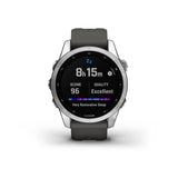 Garmin Fenix 7S Stainless Steel Smartwatch with Graphite Band