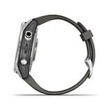Garmin Fenix 7S Stainless Steel Smartwatch with Graphite Band