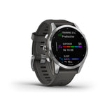 Garmin Fenix 7S Stainless Steel Smartwatch with Graphite Band