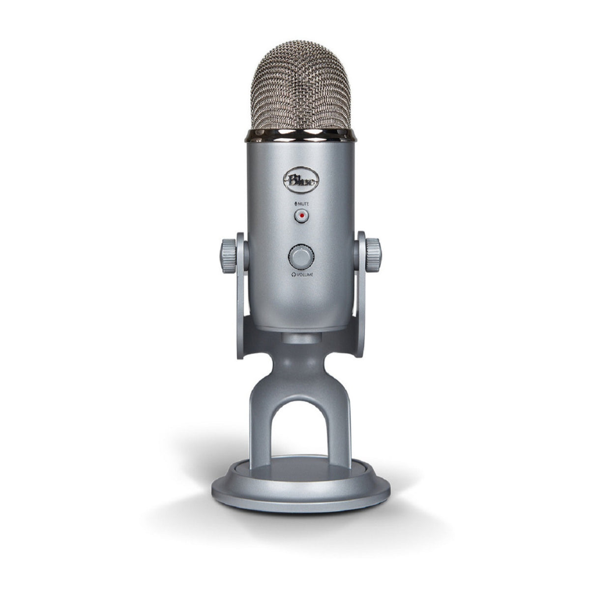 Blue Microphones Yeti Silver Premium Multi-Pattern USB Microphone w/Blue Voice