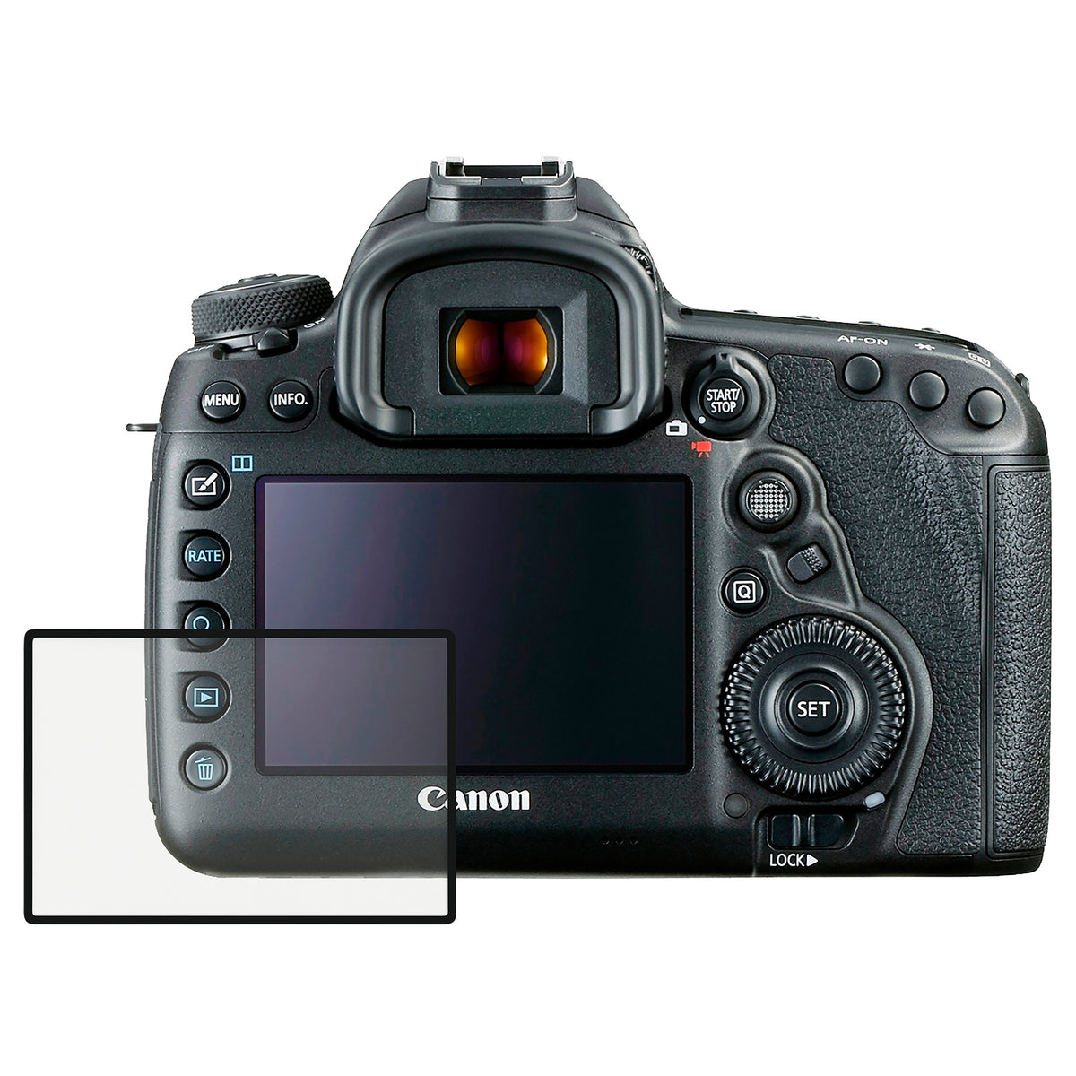 Koah LCD Ultra Armor Screen Protector for Canon 5D Mark IV, 5D Mark III, 5DS, and 5DS R Cameras