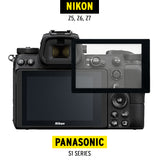 Koah LCD Ultra Armor Screen Protector for Nikon Z5, Z6, and Z7 Series and Panasonic S1 Series