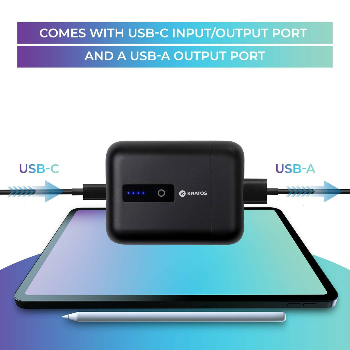 Kratos Power Super Mini 10,000mAh 30W PD3.0 Portable Power Bank