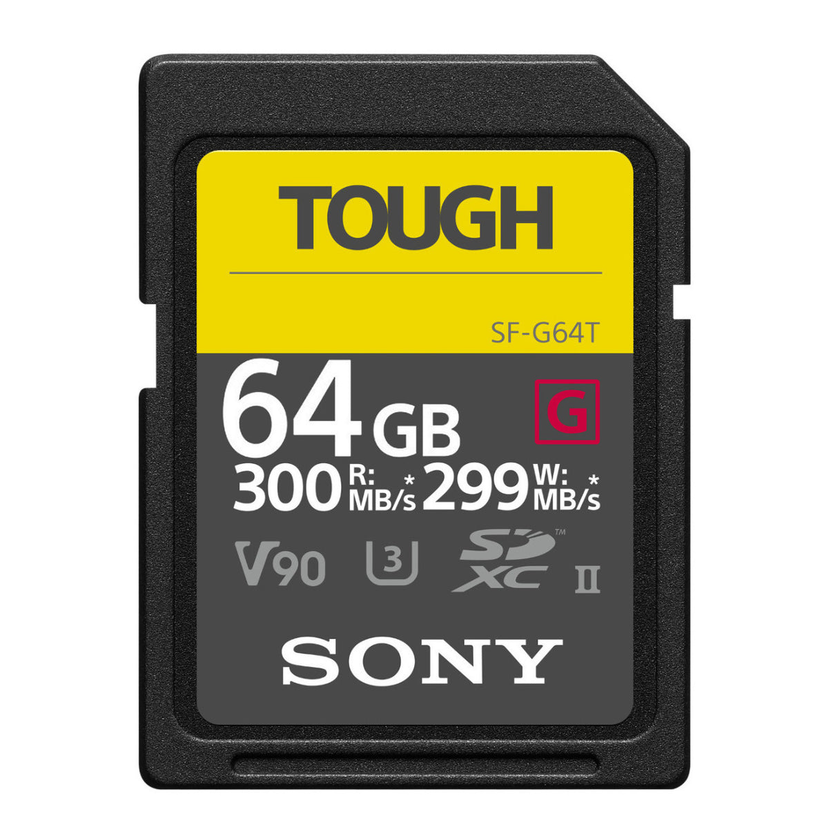 Sony 64GB UHS-II Tough G-Series SD Card (2-Pack) with Battery Pack and USB-C Charger Bundle