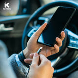 Kratos Power 6-Feet Long Tail Braided Aluminum Alloy USB-C to USB-A Cable (Black)