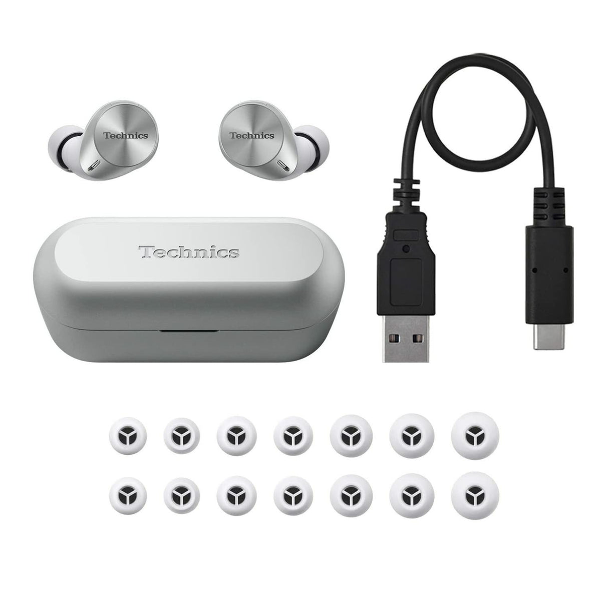 Technics EAH-AZ60 True Wireless Earbuds (Silver)
