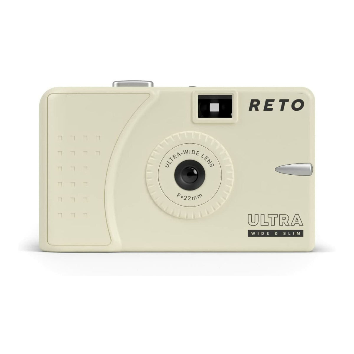 Reto 35mm Ultra Wide and Slim Film Camera with 22mm Lens (Cream)