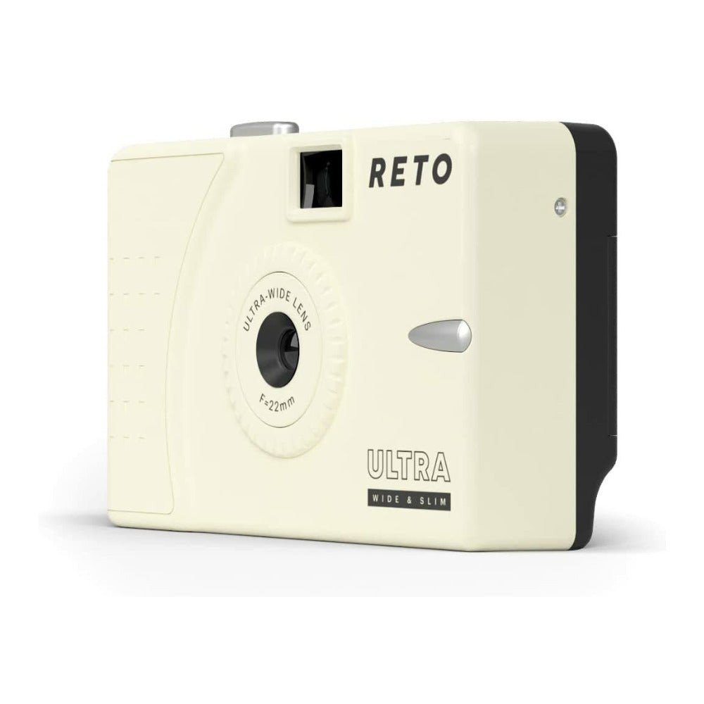 Reto 35mm Ultra Wide and Slim Film Camera with 22mm Lens (Cream)