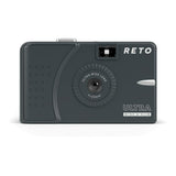 Reto 35mm Ultra Wide and Slim Film Camera with 22mm Lens (Charcoal)