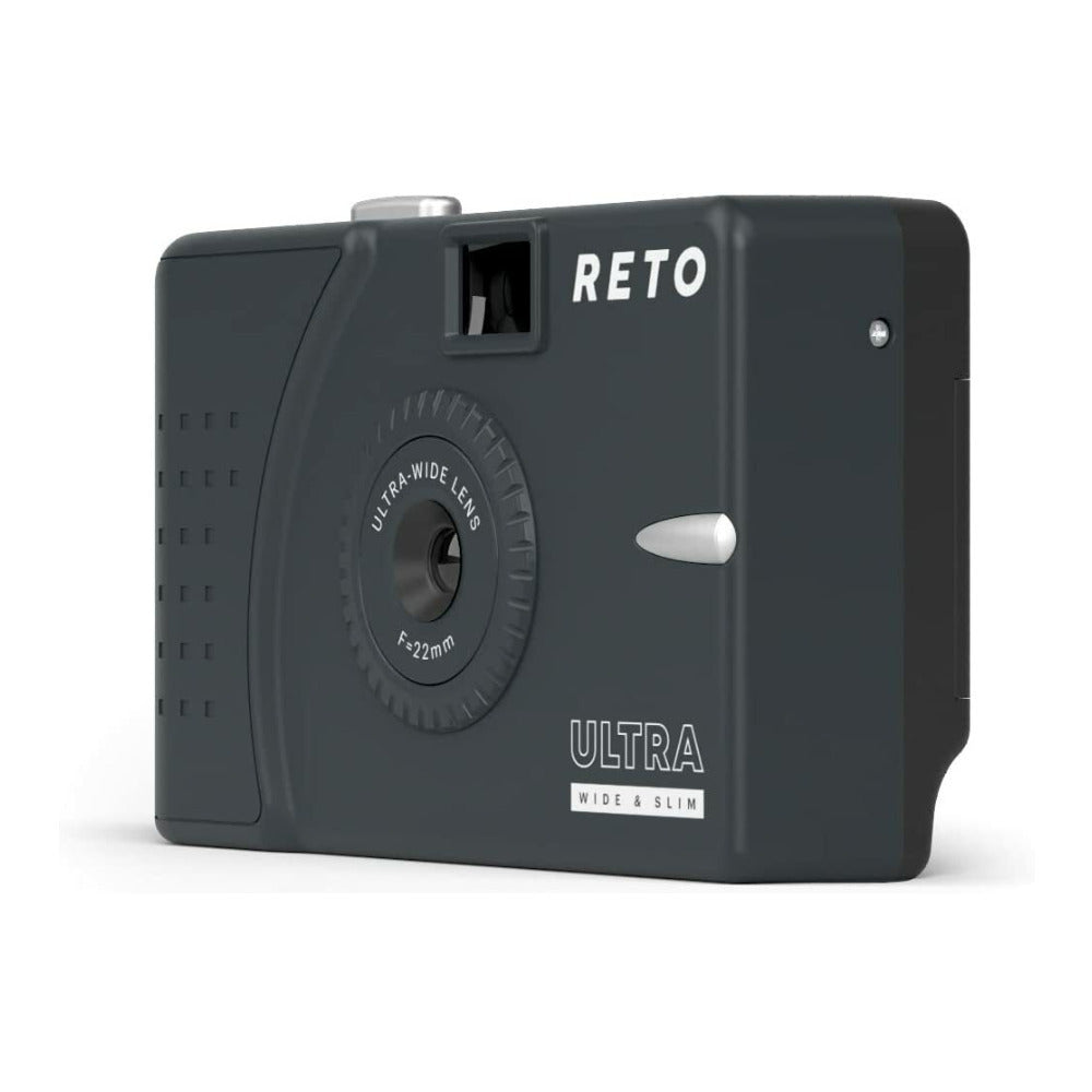 Reto 35mm Ultra Wide and Slim Film Camera with 22mm Lens (Charcoal)