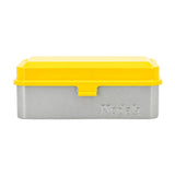 Kodak Steel 35mm and 120mm Film Roll Case (Holds 10 35mm or 8 120mm Rolls, Yellow and Silver)