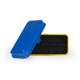 Kodak Steel 35mm and 120mm Film Roll Case (Holds 10 35mm or 8 120mm Rolls, Yellow and Blue)