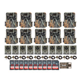 Browning Trail Cameras Strike Force Extreme 16MP Game Camera (10-Pack) Bundle
