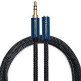 Sony MDR7506 Folding Professional Closed Ear Headphones with Knox Gear Nylon Braided 3.5mm Cable