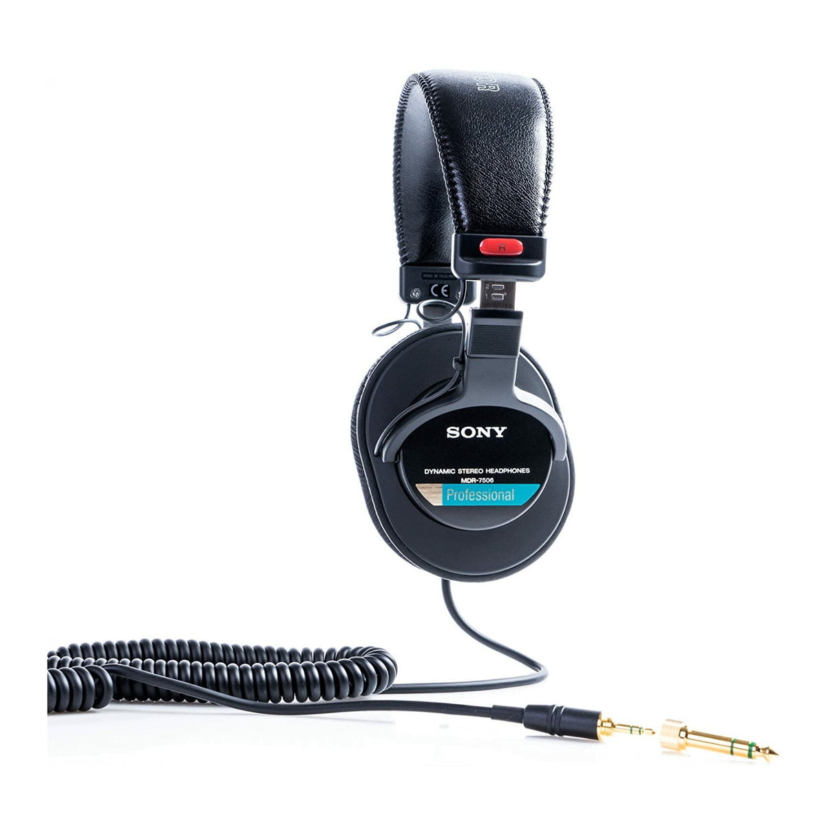 Sony MDR7506 Folding Professional Closed Ear Headphones with Knox Gear Nylon Braided 3.5mm Cable