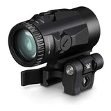 Vortex Micro3x Magnifier with Quick-Release Mount with Solar 2 MOA Red Dot and Hat (Black Camo)