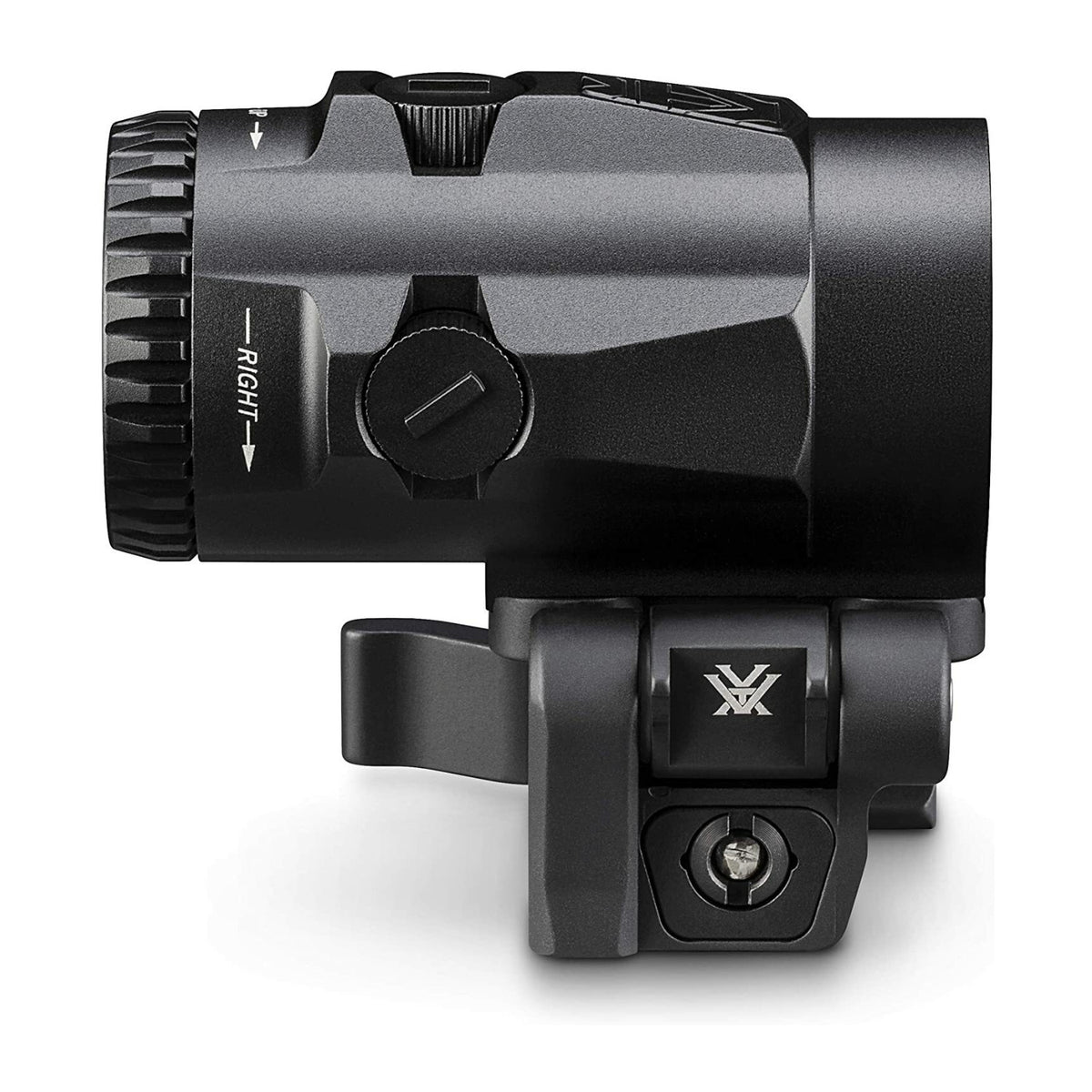 Vortex Micro3x Magnifier with Quick-Release Mount with Solar 2 MOA Red Dot and Hat (Black Camo)