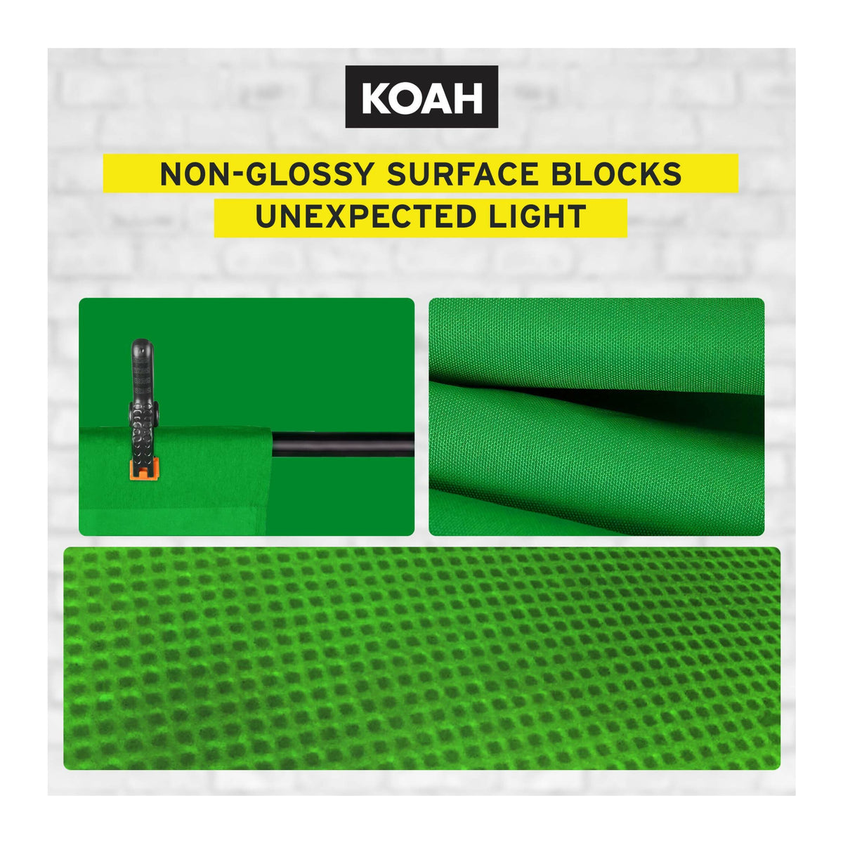Koah Backdrop Background Screen with Clamps