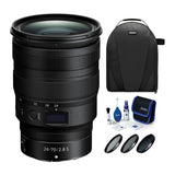 Nikon NIKKOR Z 24-70mm f/2.8 S Lens for Mirrorless Cameras with Backpack and Accessory Bundle