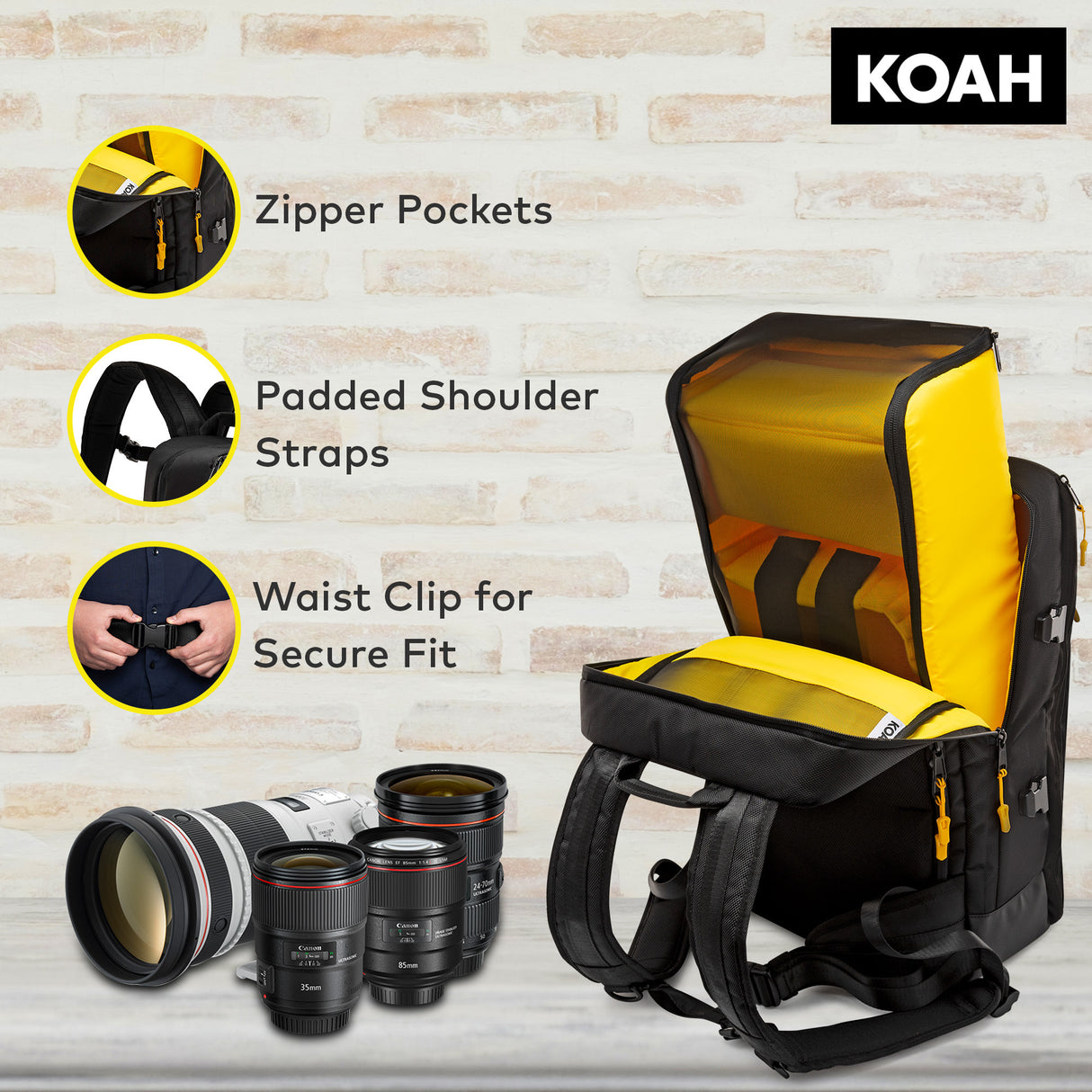 Koah Stillwell Avant-Garde Rover Camera Backpack