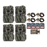 Browning Defender Pro Scout MAX Trail Camera (4-Pack) with Locking Cable Bundle