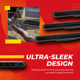 Focus 10,000mAh Ultra Portable LED Display Wireless Quick Charge Battery Bank