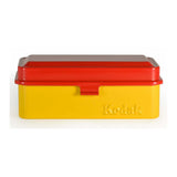 Kodak Portable Steel 35mm Film Roll Case (Fits 8 Rolls of 120 or 10 Rolls of 135 Film, Red)