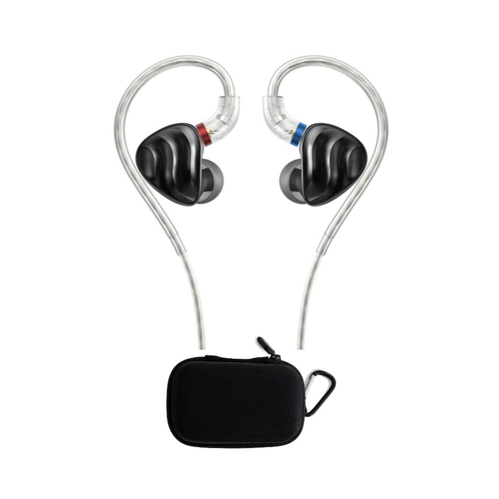 FiiO Dynamic Driver Hybrid Wired Earphones Bundle with Knox Gear Earphone Case