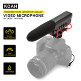 Koah Shotgun Video Microphone Professional On Camera Mic