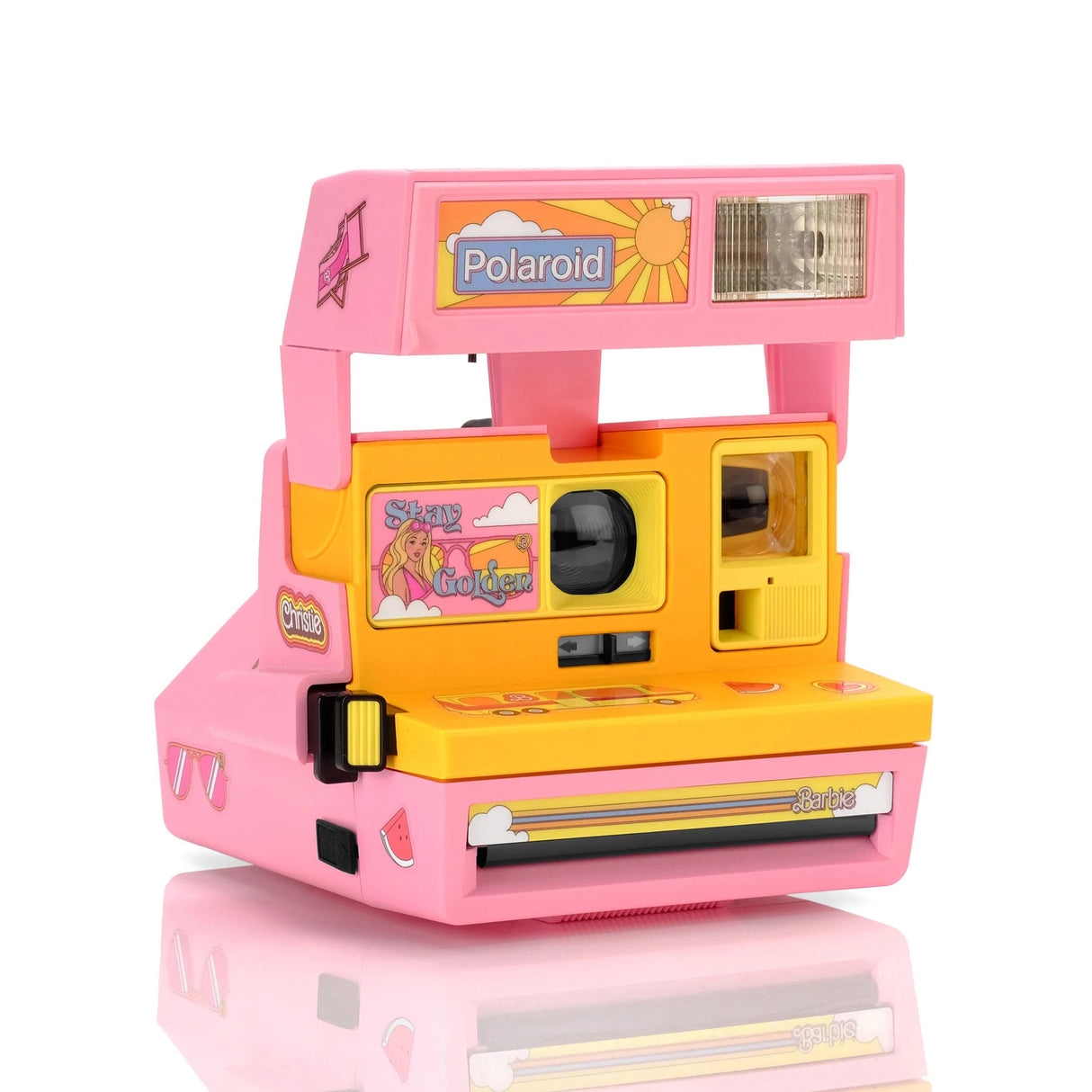 Polaroid 600 Instant Film Camera (Malibu Barbie) with Color Instant Film and Film Kit