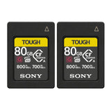 Sony CFexpress Type A 80GB Memory Card (2-Pack) Bundle