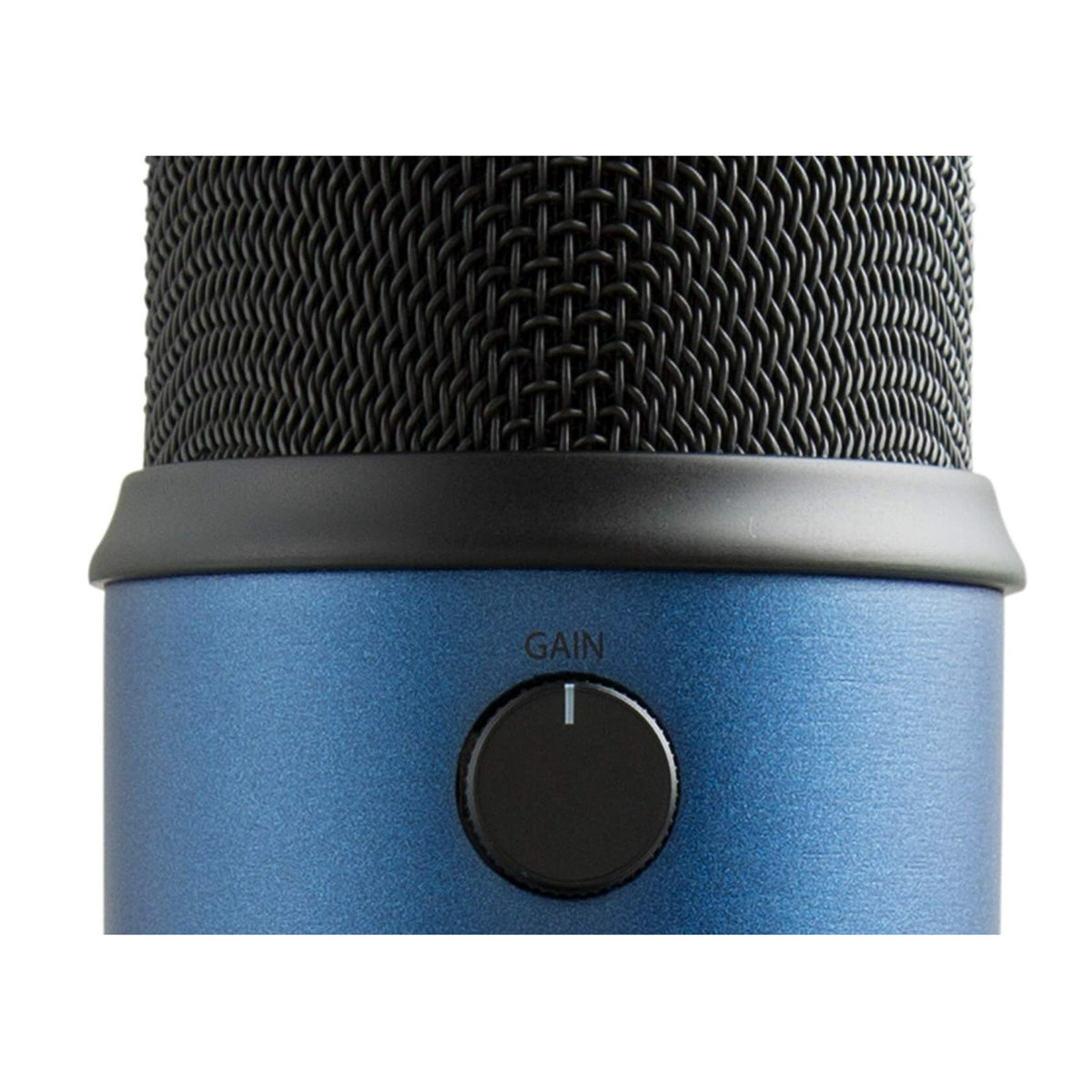 Blue Microphones Yeti USB Microphone (Midnight Blue) with Knox Gear Pop Filter (Large) Bundle