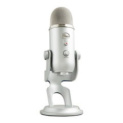 Blue Microphones Yeti Silver Premium Multi-Pattern USB Microphone w/Blue Voice