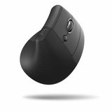 Logitech - Lift Vertical Wireless Ergonomic Mouse with 4 Customizable Buttons - Graphite)