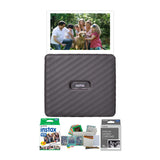 Fujifilm Instax Link Wide Instant Smartphone Photo Printer (Gray) Deluxe Everything Photobox Kit