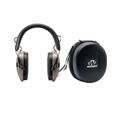 Walker's Razor Junior Electronic Youth & Women's Hearing Protection Muff (FDE) with Protective Case - 1