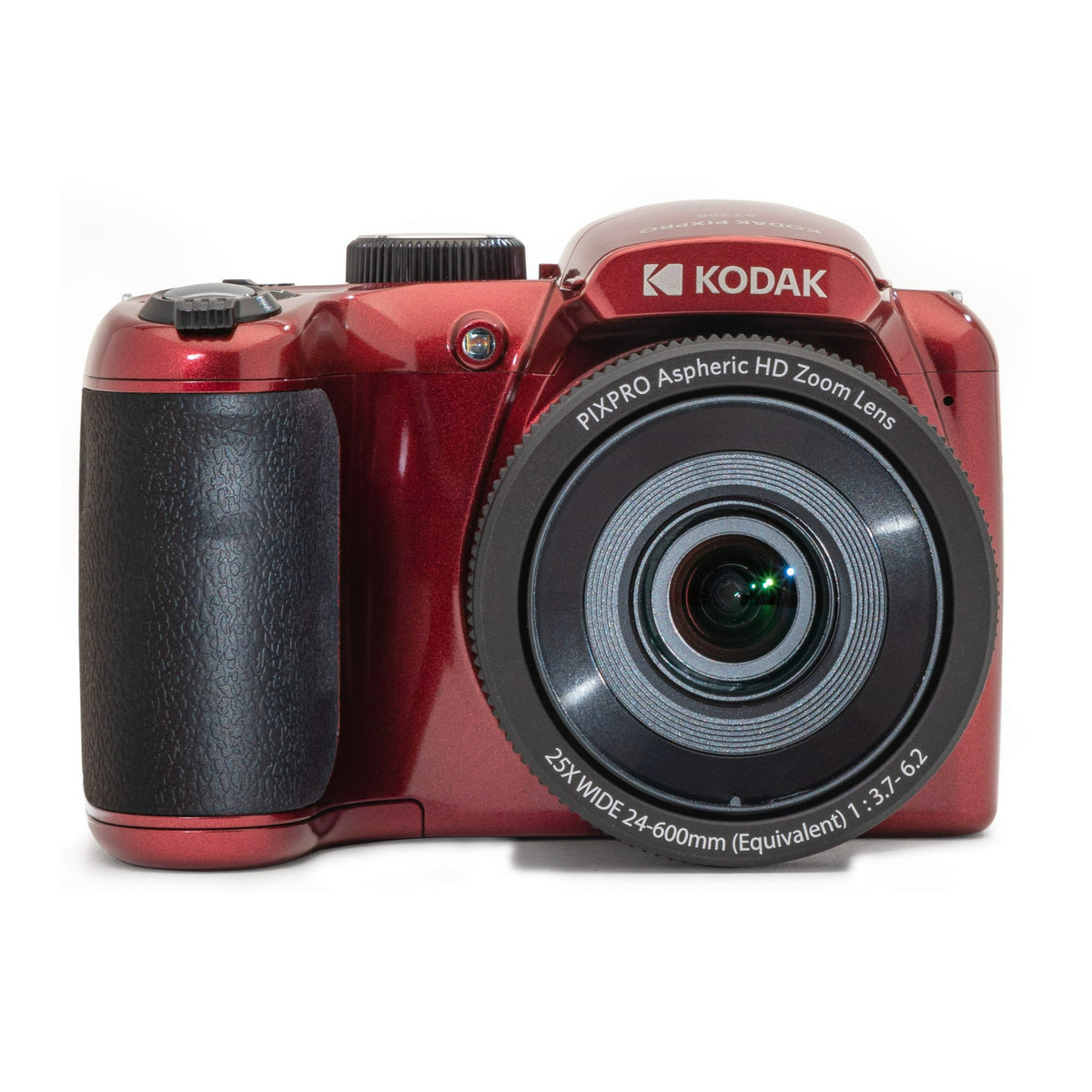 Kodak PIXPRO AZ255 Astro Zoom 16MP Digital Camera (Red) with Battery Charger, 32 GB Card Bundle
