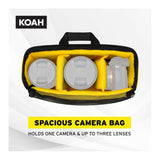 Koah Fulton Precision Shoulder Messenger Camera Bag for Professional Photographers