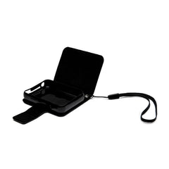 Samvix Smartbass Leather Book Case for Q3 Kosher MP3 Player (Black)