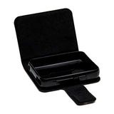 Samvix Smartbass Leather Book Case for Q3 Kosher MP3 Player (Black)
