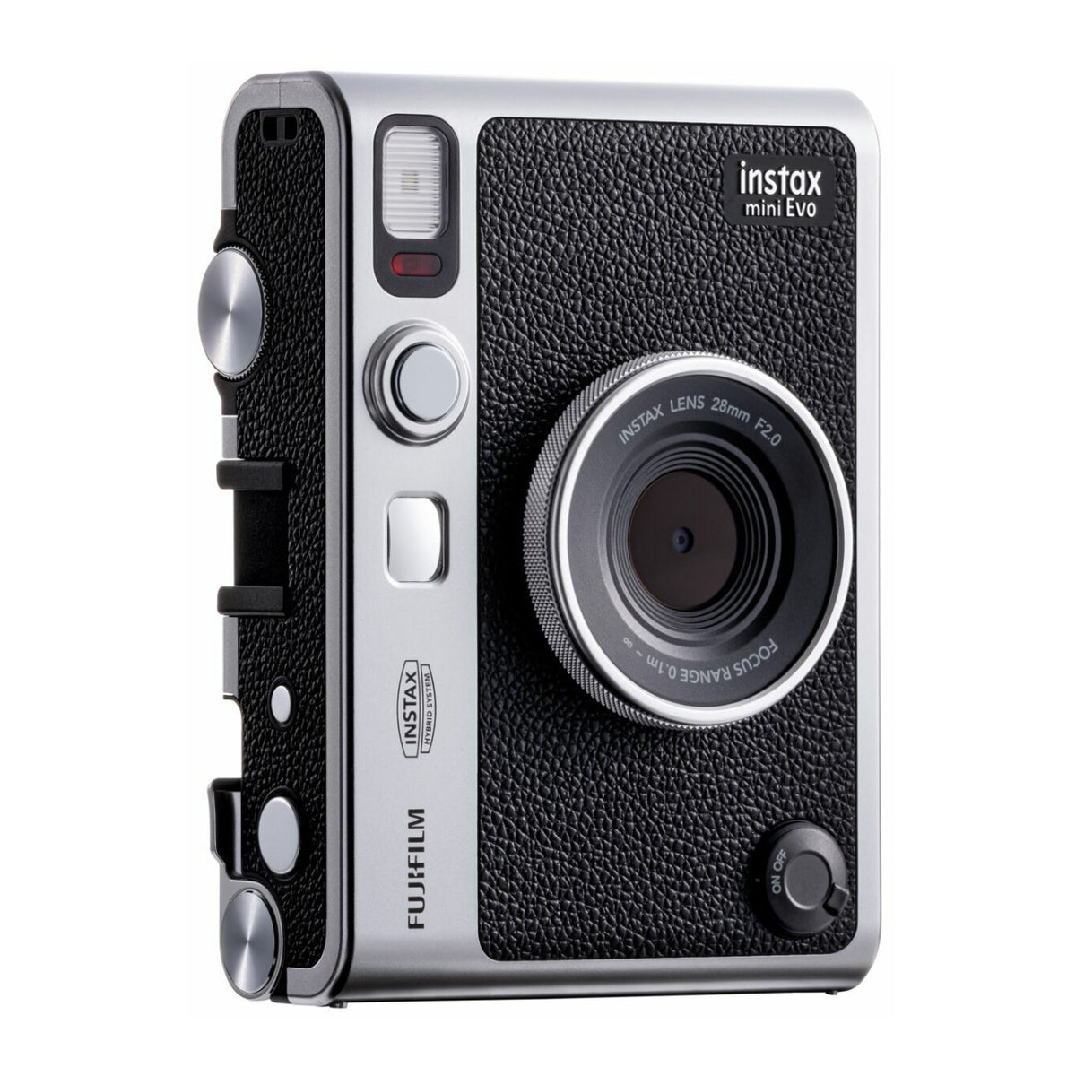 Fujifilm Instax Mini EVO Hybrid Instant Camera with Case, Twin Film Pack (40 Exposures) Bundle