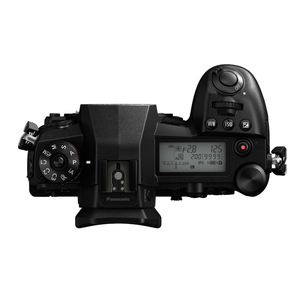 Panasonic LUMIX G9 20.3MP Mirrorless Camera Body with Camera Bag, Battery and Memory Card
