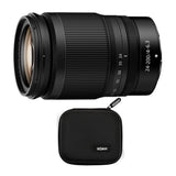 Nikon NIKKOR Z 24-200mm f/4-6.3 VR Lens with Koah Hard-Shell Filter Case