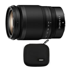 Nikon NIKKOR Z 24-200mm f/4-6.3 VR Lens with Koah Hard-Shell Filter Case