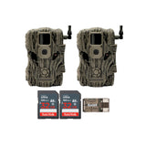 Stealth Cam Fusion X 26MP Trail Camera (AT&T, 2-Pack) Bundle