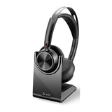 Plantronics Poly Voyager Focus 2 UC USB-A Headset with Stand